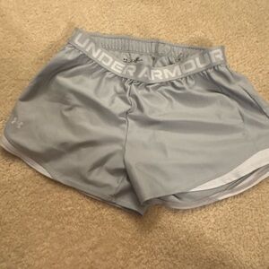 Under Armour Light Gray Athletic Shorts